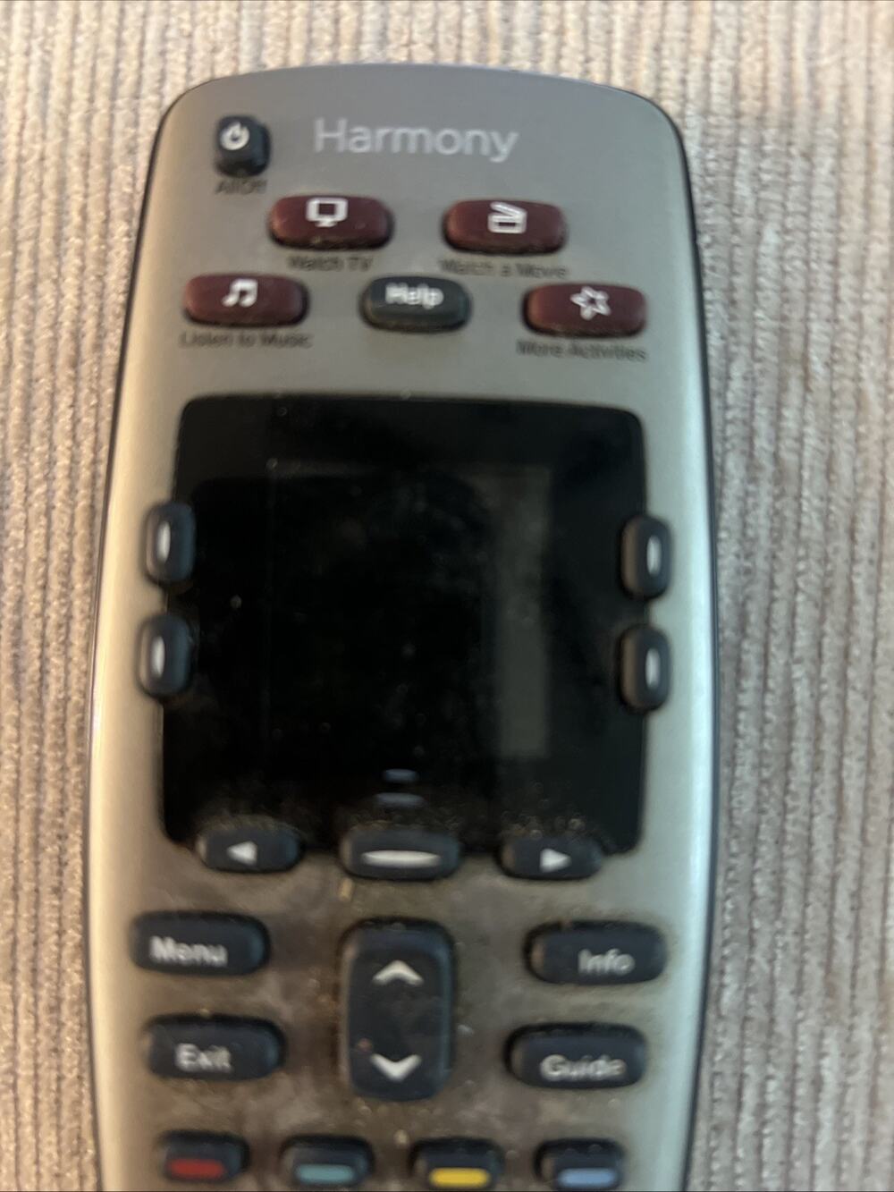 Logitech 915-000159 Harmony 650 Universal Color Screen Remote Untested - Picture 2 of 5